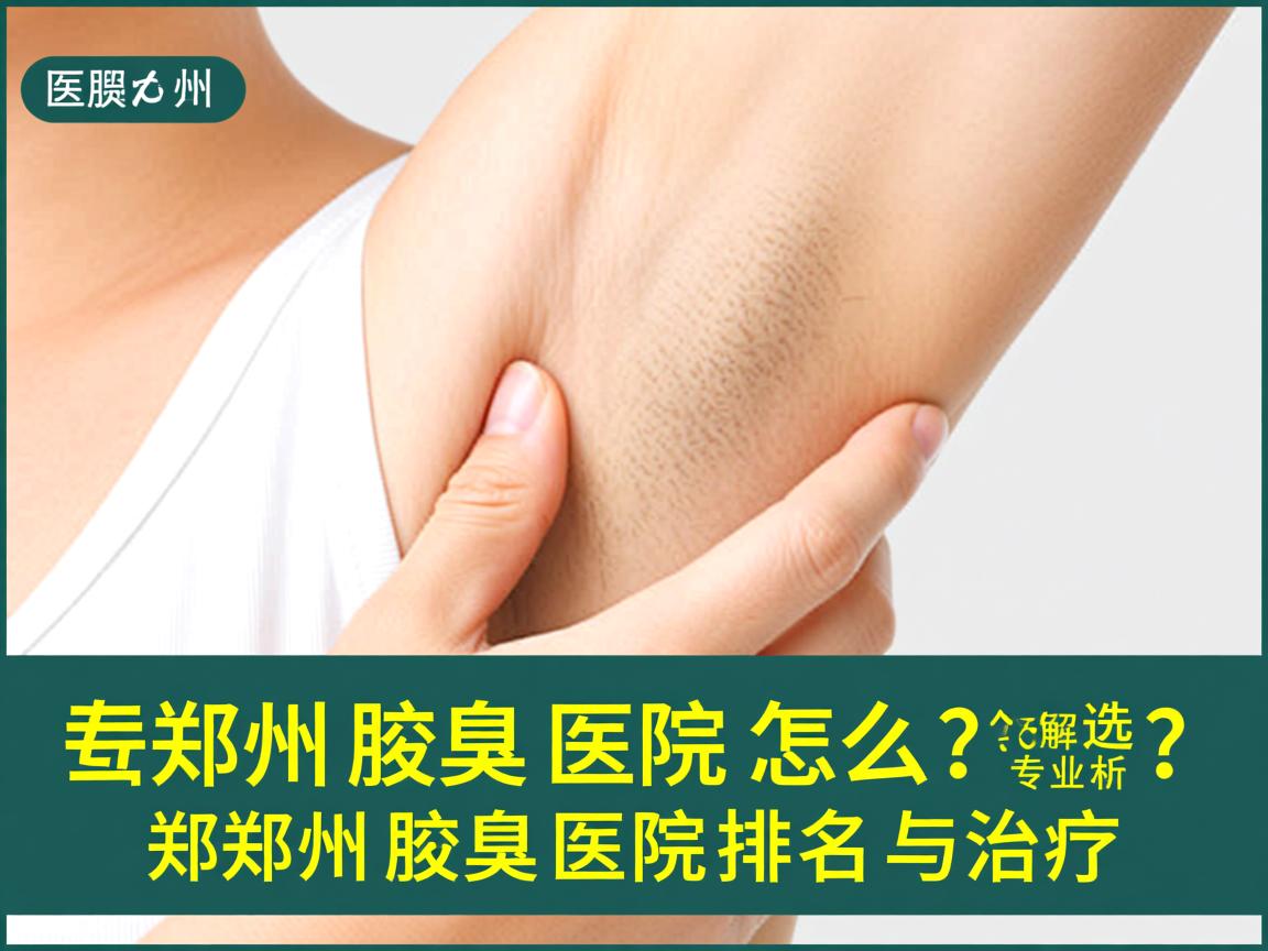 郑州腋臭医院怎么选？专业解析郑州腋臭医院排名与治疗