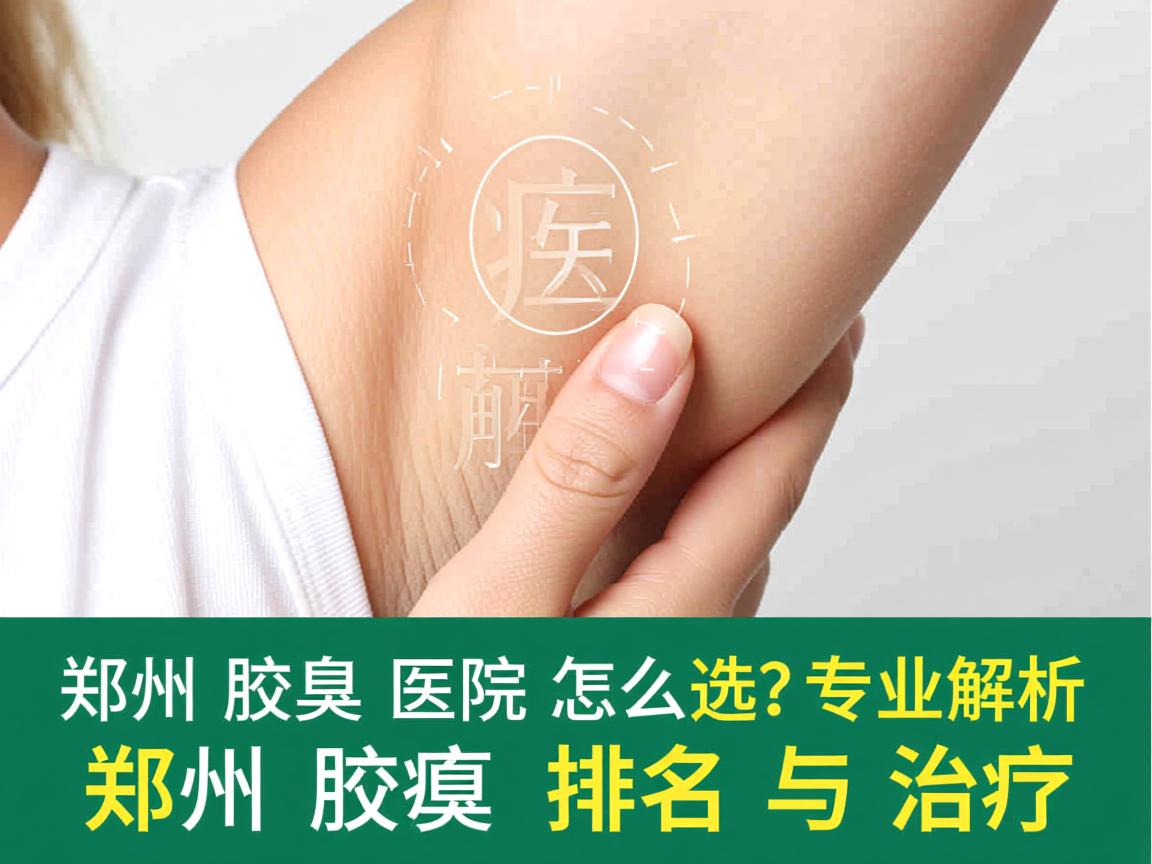 郑州腋臭医院怎么选？专业解析郑州腋臭医院排名与治疗