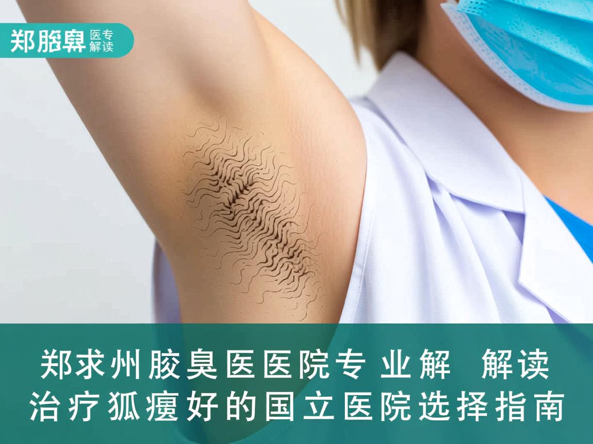 郑州腋臭医院专业解读，郑州治疗狐臭好的国立医院选择指南
