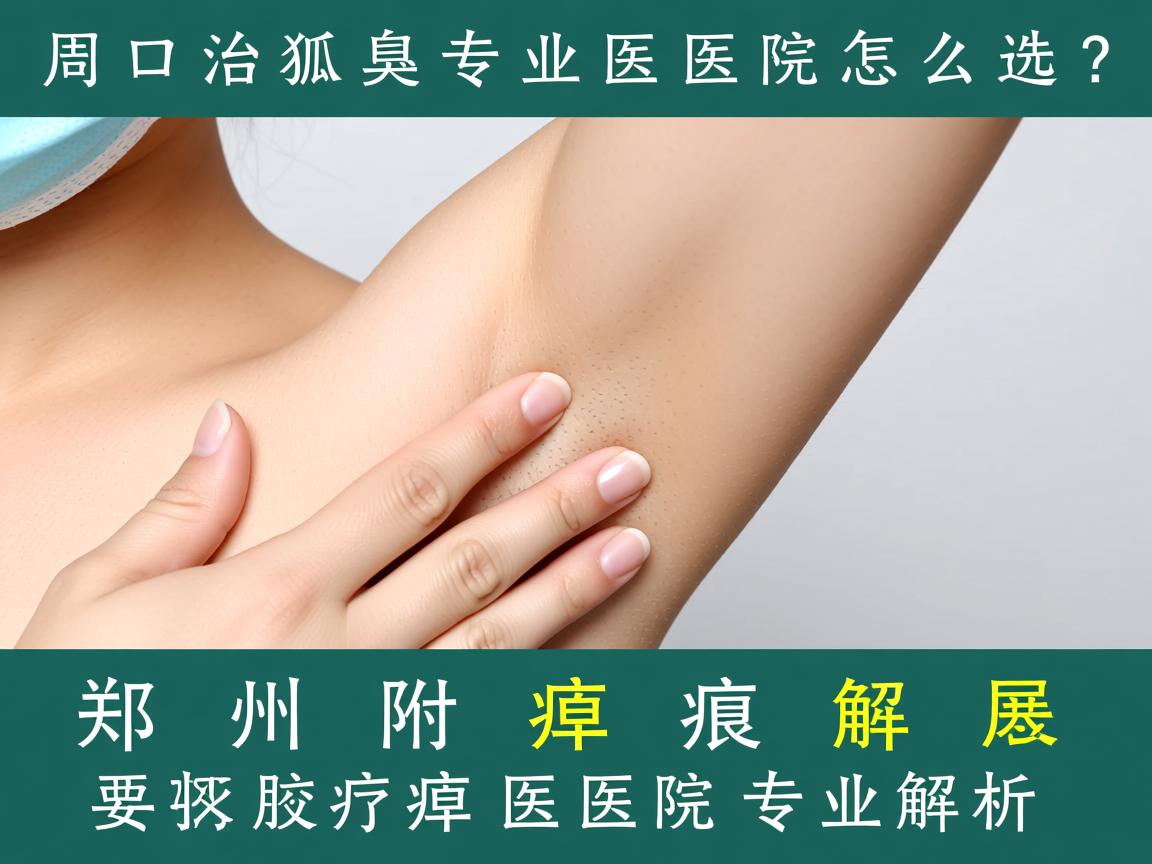 周口治狐臭专业医院怎么选？郑州附医腋臭医院专业解析