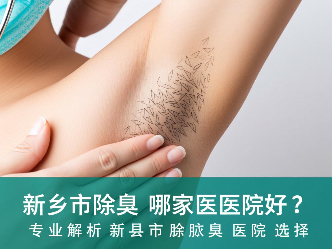 新乡市除腋臭哪家医院好？专业解析新乡市除腋臭医院选择
