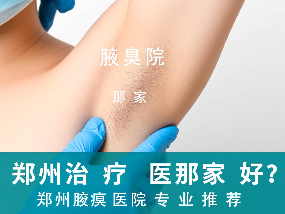 郑州治疗腋臭的医院那家好？郑州腋臭医院专业推荐
