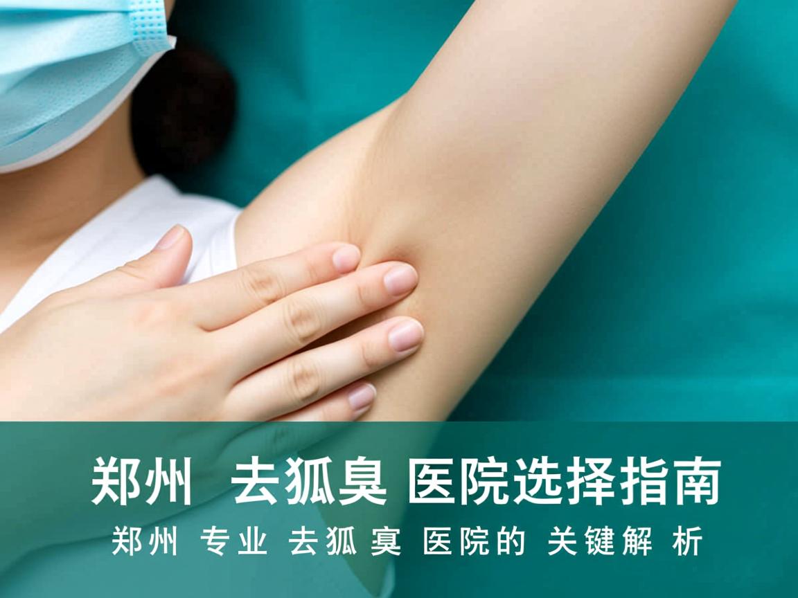 郑州去狐臭医院选择指南，郑州专业去狐臭医院的关键解析