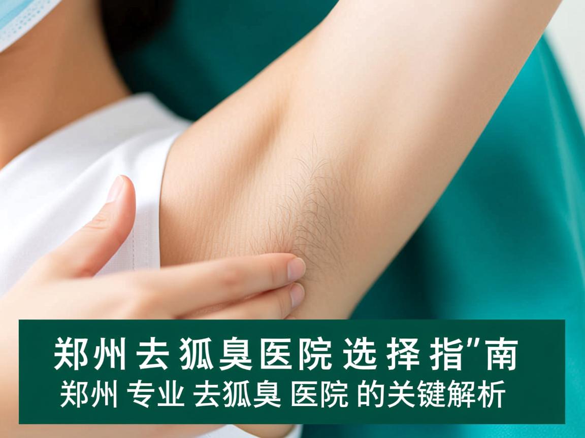 郑州去狐臭医院选择指南，郑州专业去狐臭医院的关键解析