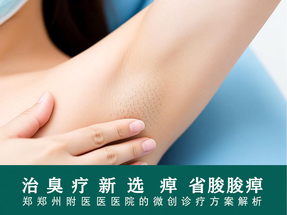 腋臭治疗新选择，郑州附医腋臭医院的微创诊疗方案解析