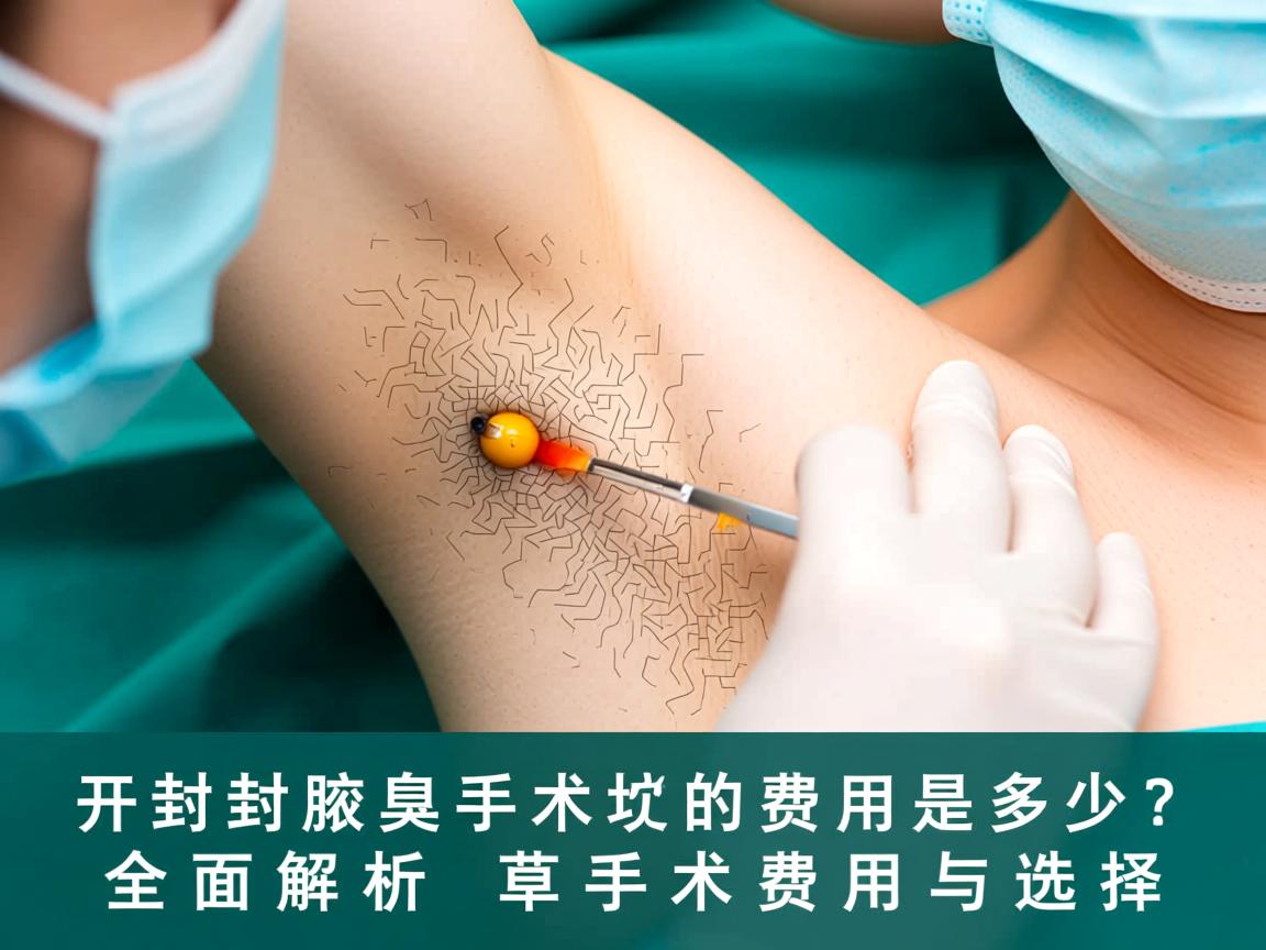 开封腋臭手术的费用是多少？全面解析腋臭手术费用与选择