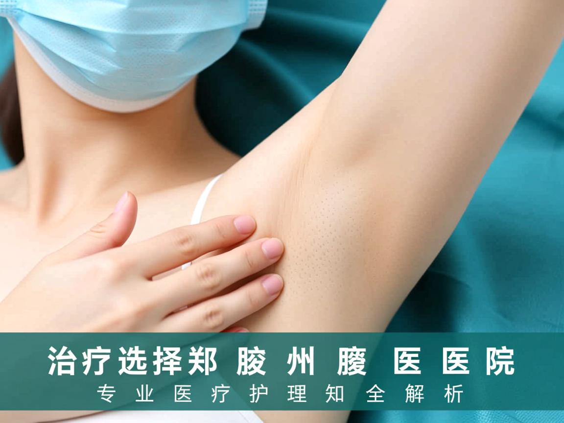 腋臭治疗选择郑州腋臭医院，专业医疗护理知识全解析