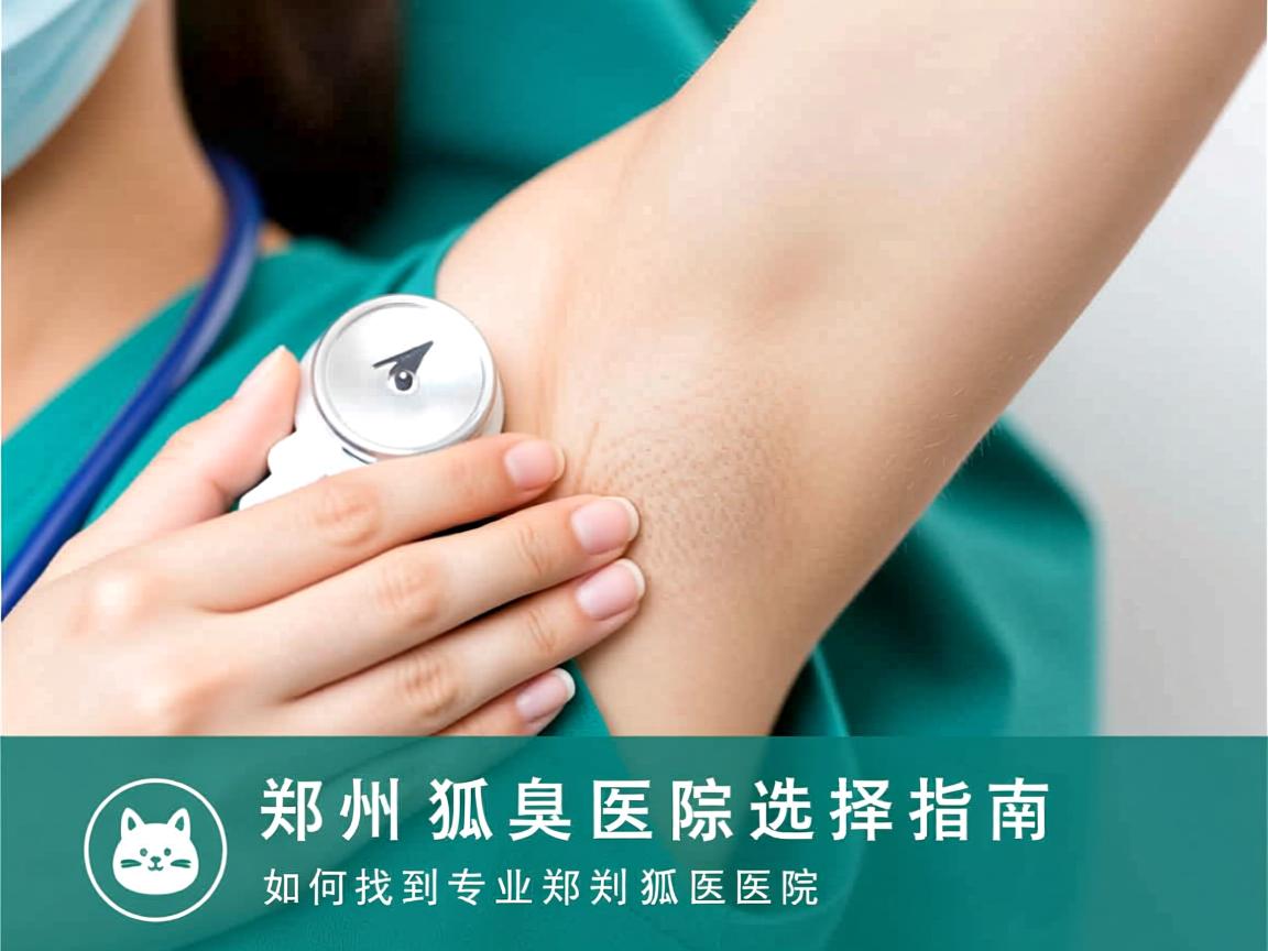 郑州狐臭医院选择指南，如何找到专业的郑州狐臭医院