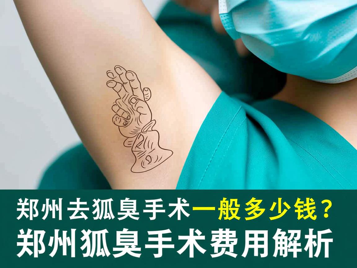 郑州去狐臭手术一般多少钱？郑州狐臭手术费用解析