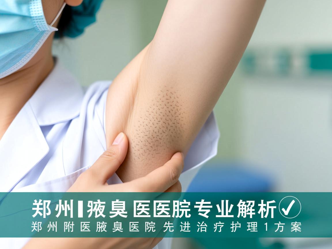 郑州腋臭医院专业解析，郑州附医腋臭医院的先进治疗与护理方案