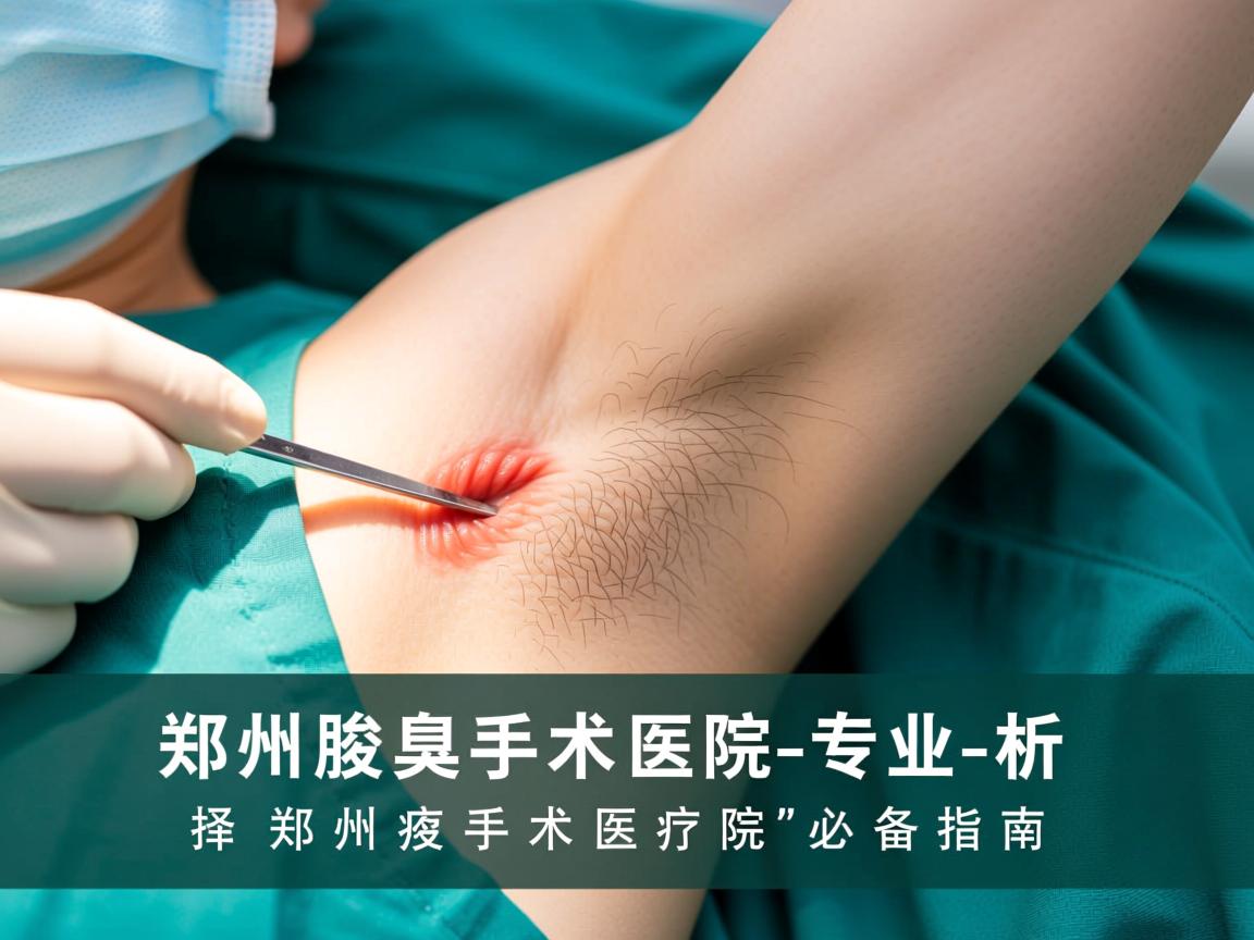 郑州腋臭手术医院专业解析，选择郑州腋臭手术医院的必备指南