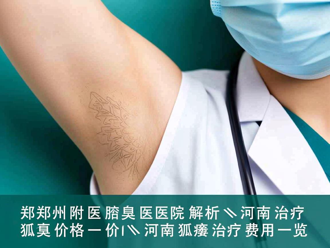 郑州附医腋臭医院解析，河南治疗狐臭价格，河南狐臭治疗费用一览
