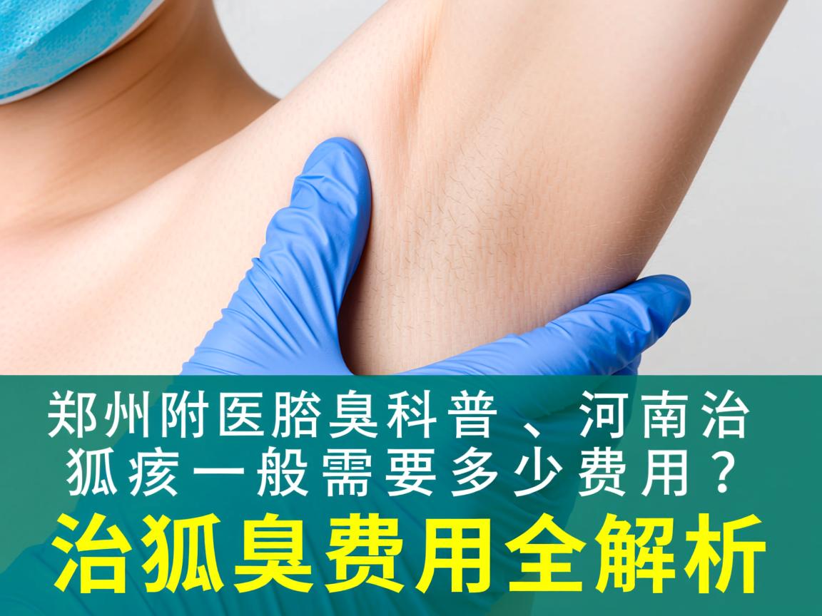 郑州附医腋臭科普，河南治狐臭一般需要多少费用？治狐臭费用全解析