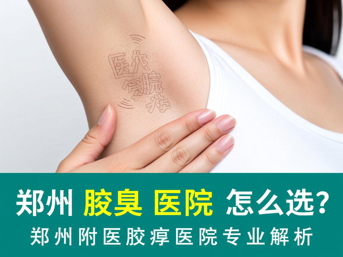 郑州腋臭医院怎么选？郑州附医腋臭医院专业解析