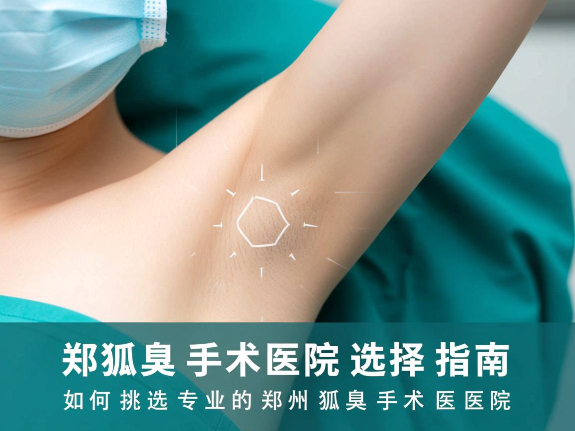 郑州狐臭手术医院选择指南，如何挑选专业的郑州狐臭手术医院