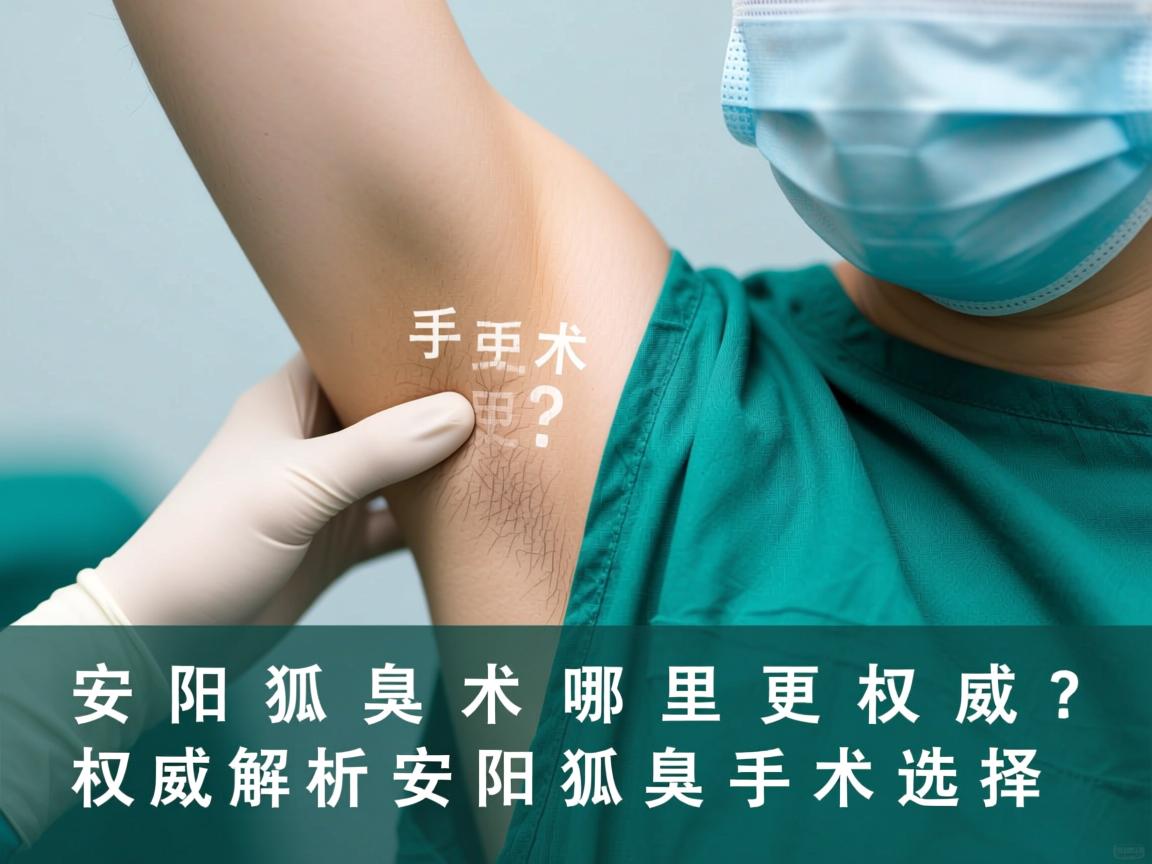 安阳狐臭手术哪里更权威？权威解析安阳狐臭手术选择