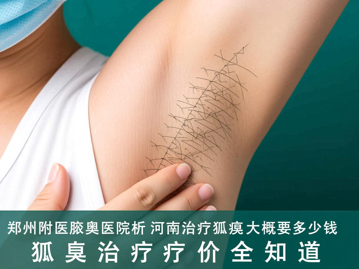 郑州附医腋臭医院解析，河南治疗狐臭大概要多少钱，狐臭治疗价格全知道