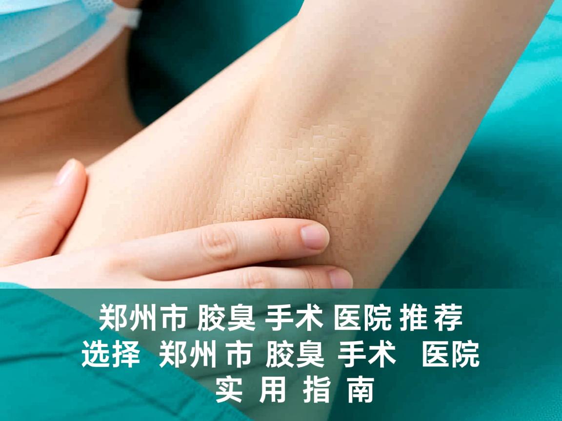 郑州市腋臭手术医院推荐，选择郑州市腋臭手术医院的实用指南