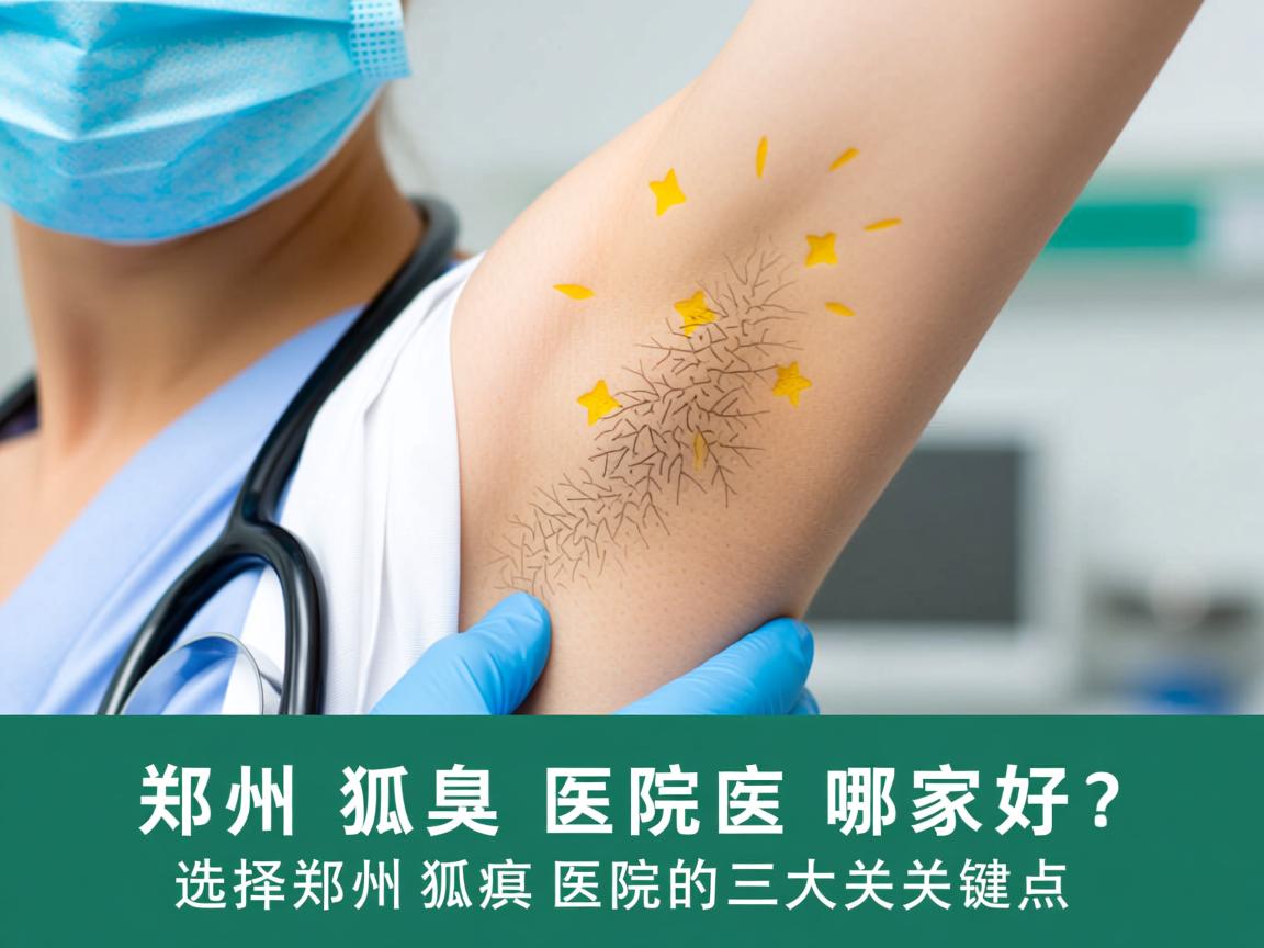 郑州狐臭医院哪家好？选择郑州狐臭医院的三大关键点