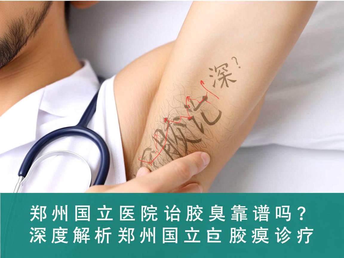 郑州国立医院治腋臭靠谱吗？深度解析郑州国立腋臭诊疗
