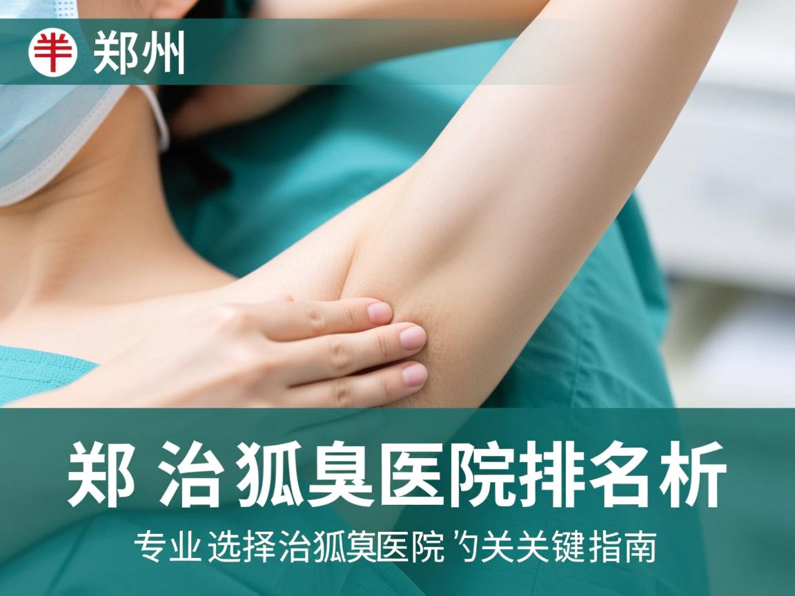郑州治狐臭医院排名解析，专业选择治狐臭医院的关键指南