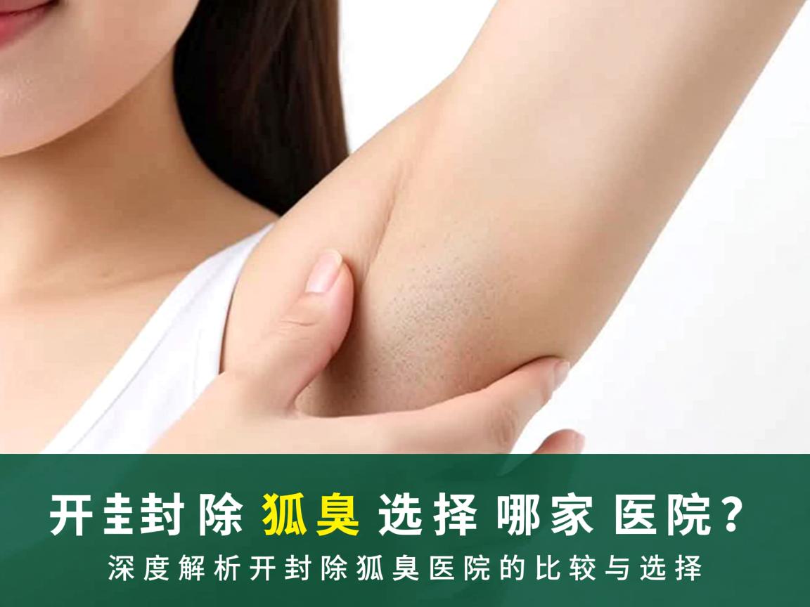 开封除狐臭选择哪家医院？深度解析开封除狐臭医院的比较与选择