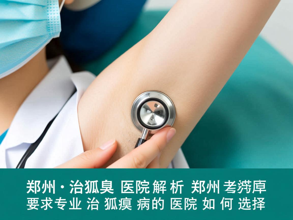 郑州治狐臭医院解析，郑州专业治狐臭病的医院如何选择