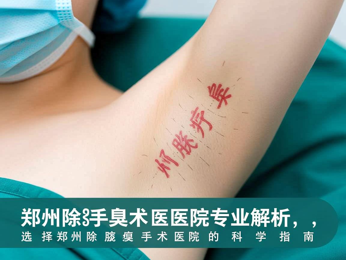 郑州除腋臭手术医院专业解析，选择郑州除腋臭手术医院的科学指南