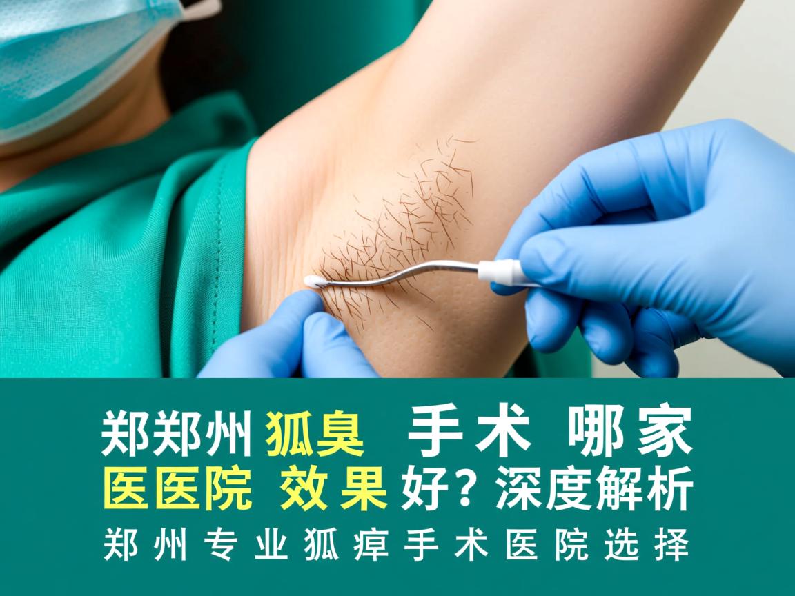 郑州狐臭手术哪家医院效果好？深度解析郑州专业狐臭手术医院选择