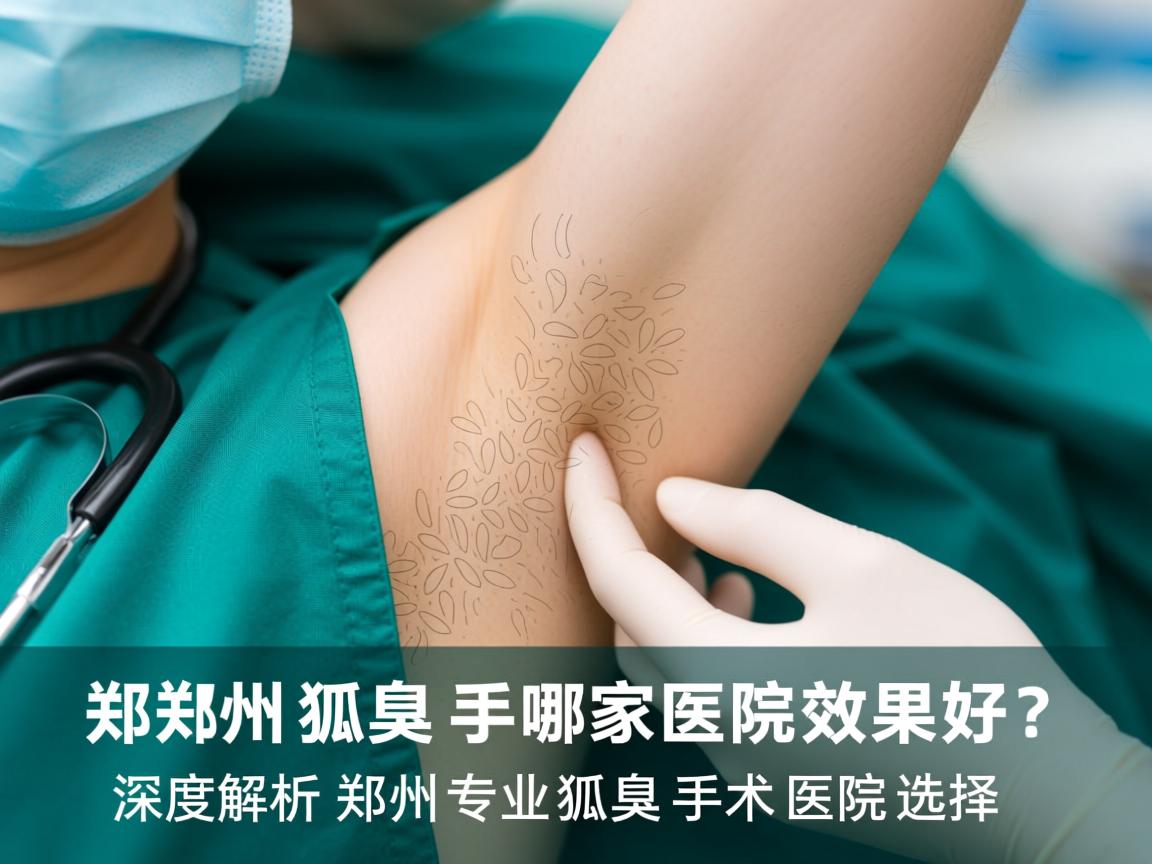 郑州狐臭手术哪家医院效果好？深度解析郑州专业狐臭手术医院选择