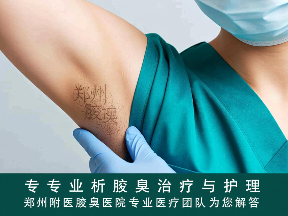 专业解析腋臭治疗与护理，郑州附医腋臭医院专业医疗团队为您解答
