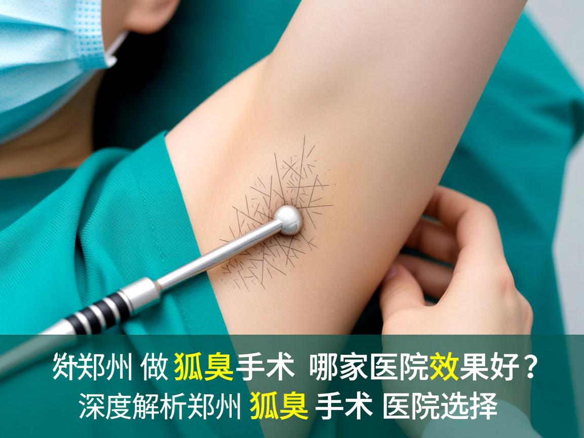 郑州做狐臭手术哪家医院效果好？深度解析郑州狐臭手术医院选择