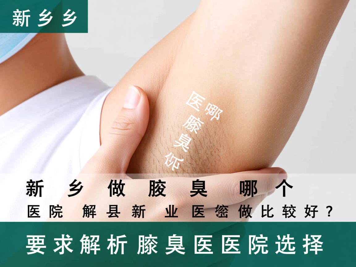 新乡做腋臭哪个医院做比较好?专业解析新乡腋臭医院选择 新乡做腋臭哪个医院做比较好?专业解析新乡腋臭医院选择