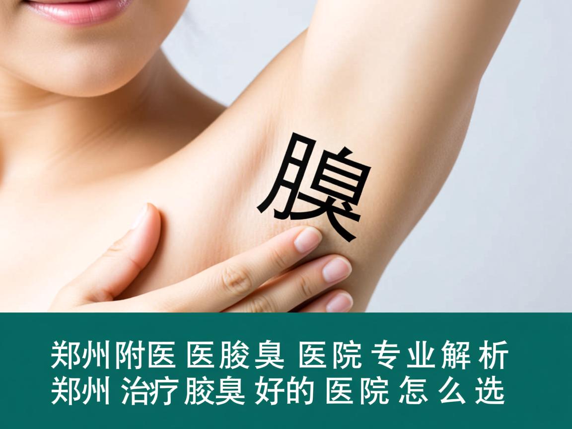 郑州附医腋臭医院专业解析，郑州治疗腋臭好的医院怎么选