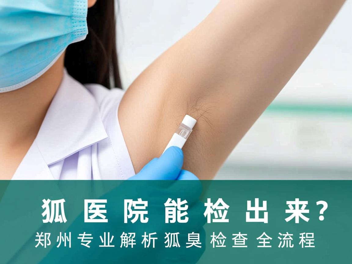狐臭去医院能检查出来吗？郑州专业解析狐臭检查全流程