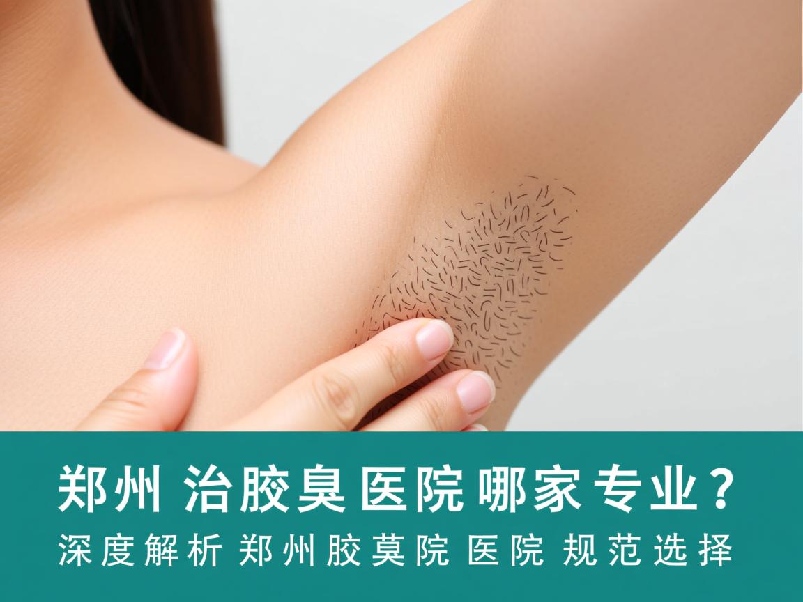 郑州治疗腋臭的医院哪家专业？深度解析郑州腋臭医院的规范选择