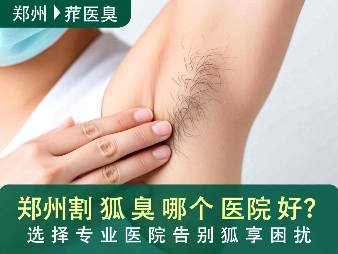 郑州割狐臭哪个医院好？选择专业医院告别狐臭困扰