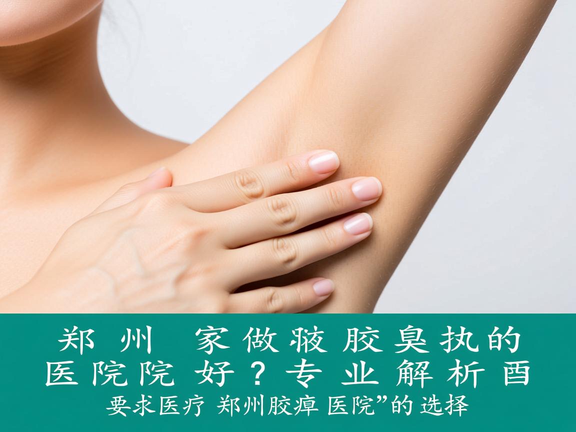 郑州哪家做腋臭的医院好？专业解析郑州腋臭医院的选择