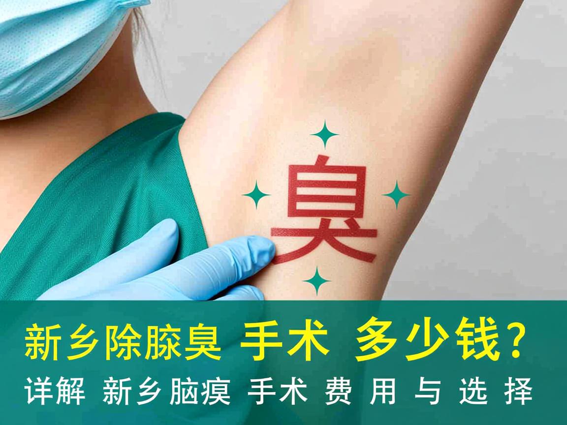 新乡除腋臭手术多少钱?详解新乡腋臭手术费用与选择 新乡除腋臭手术多少钱?详解新乡腋臭手术费用与选择