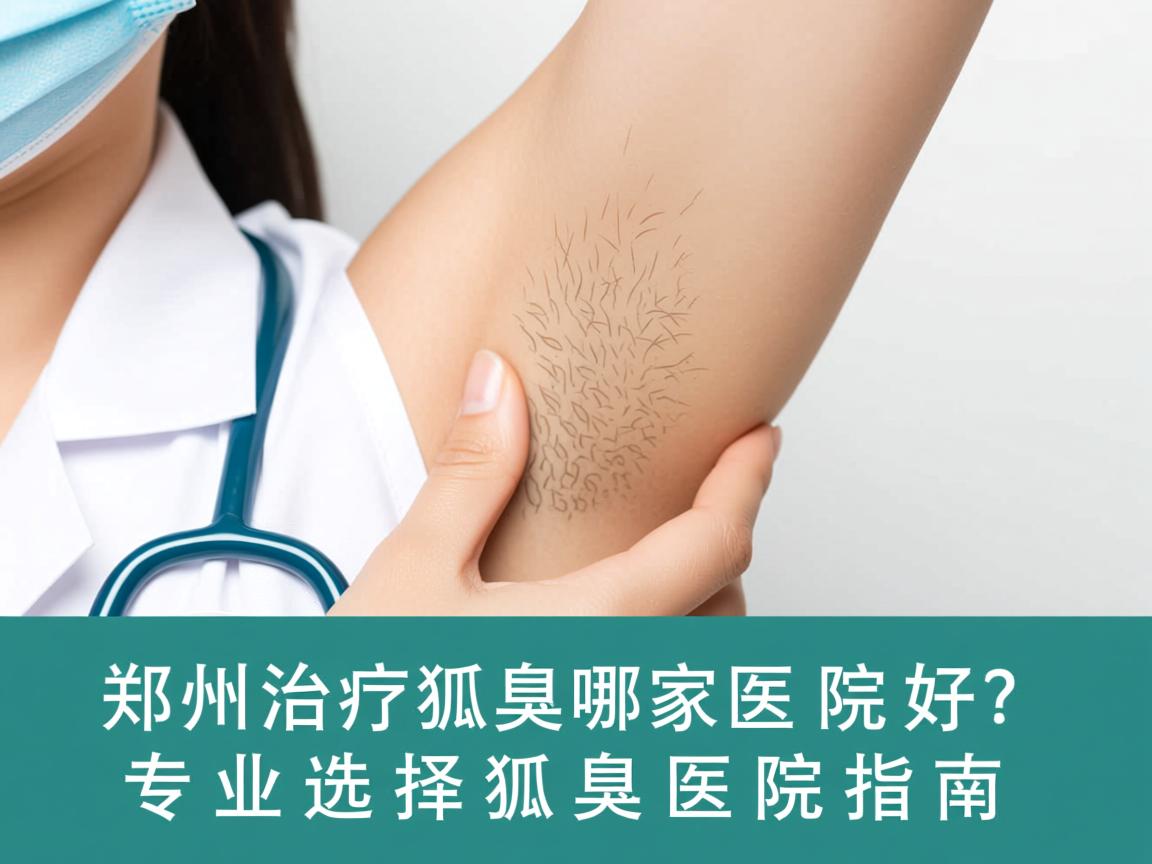 郑州治疗狐臭哪家医院好？专业选择狐臭医院指南