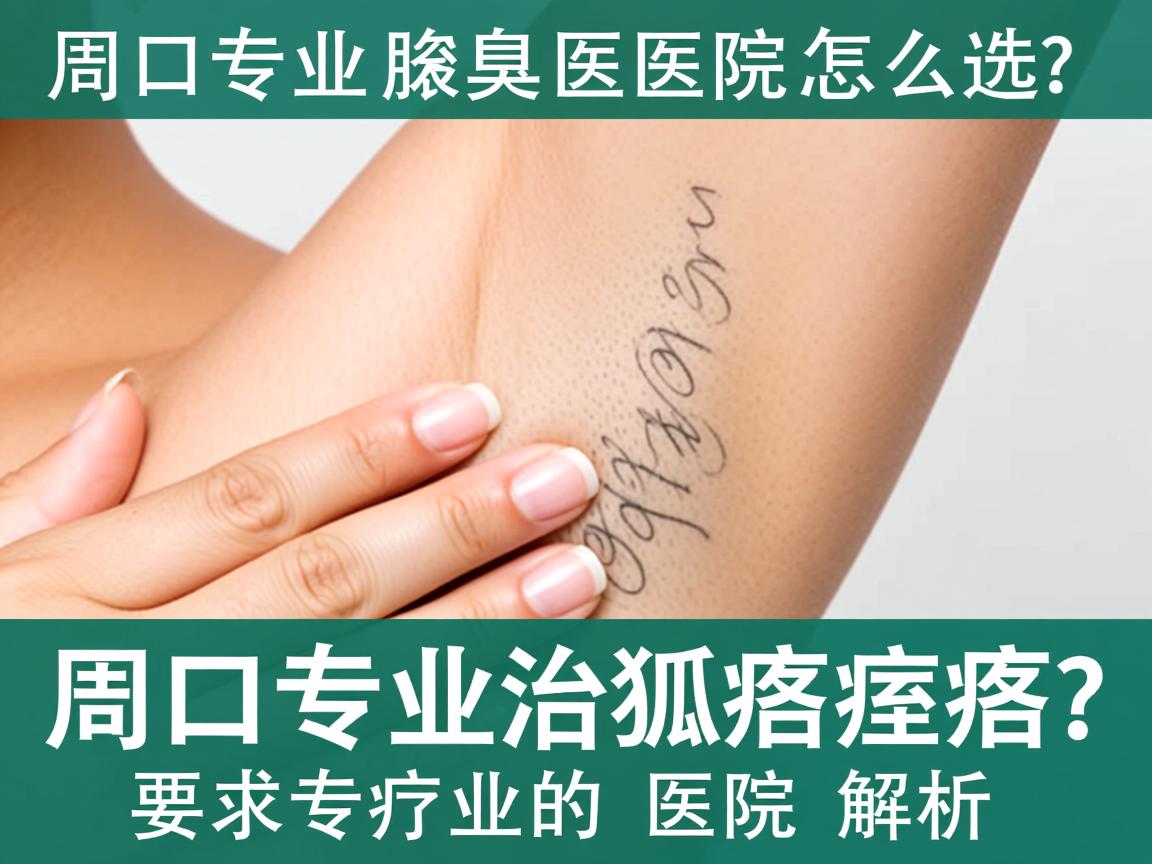 周口专业腋臭医院怎么选？周口专业治狐臭的医院解析