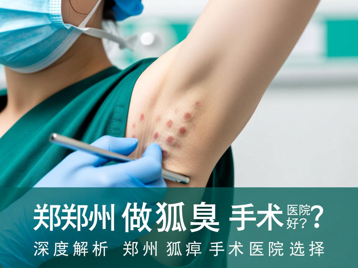 郑州做狐臭手术哪个医院好？深度解析郑州狐臭手术医院选择