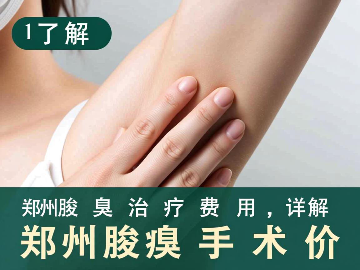 了解郑州腋臭治疗费用，详解郑州腋臭手术价格
