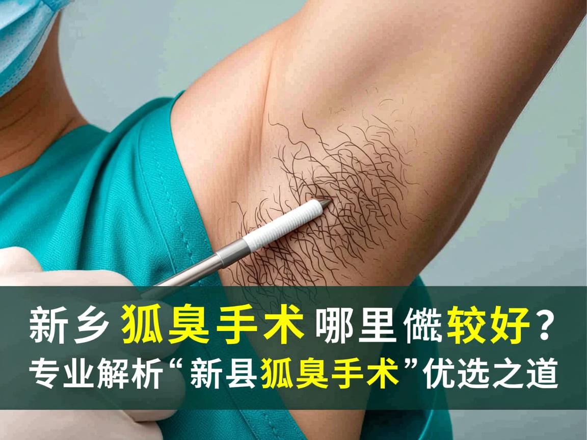 新乡狐臭手术哪里做比较好?专业解析新乡狐臭手术的优选之道 新乡狐臭手术哪里做比较好?专业解析新乡狐臭手术的优选之道