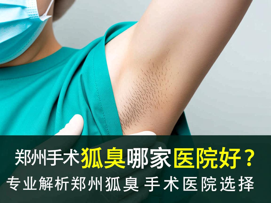 郑州手术狐臭哪家医院好？专业解析郑州狐臭手术医院选择