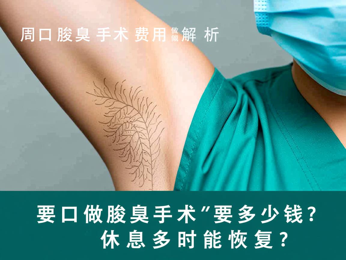 周口腋臭手术费用解析,周口做腋臭手术要多少钱?休息多久能恢复? 周口腋臭手术费用解析,周口做腋臭手术要多少钱?休息多久能恢复?