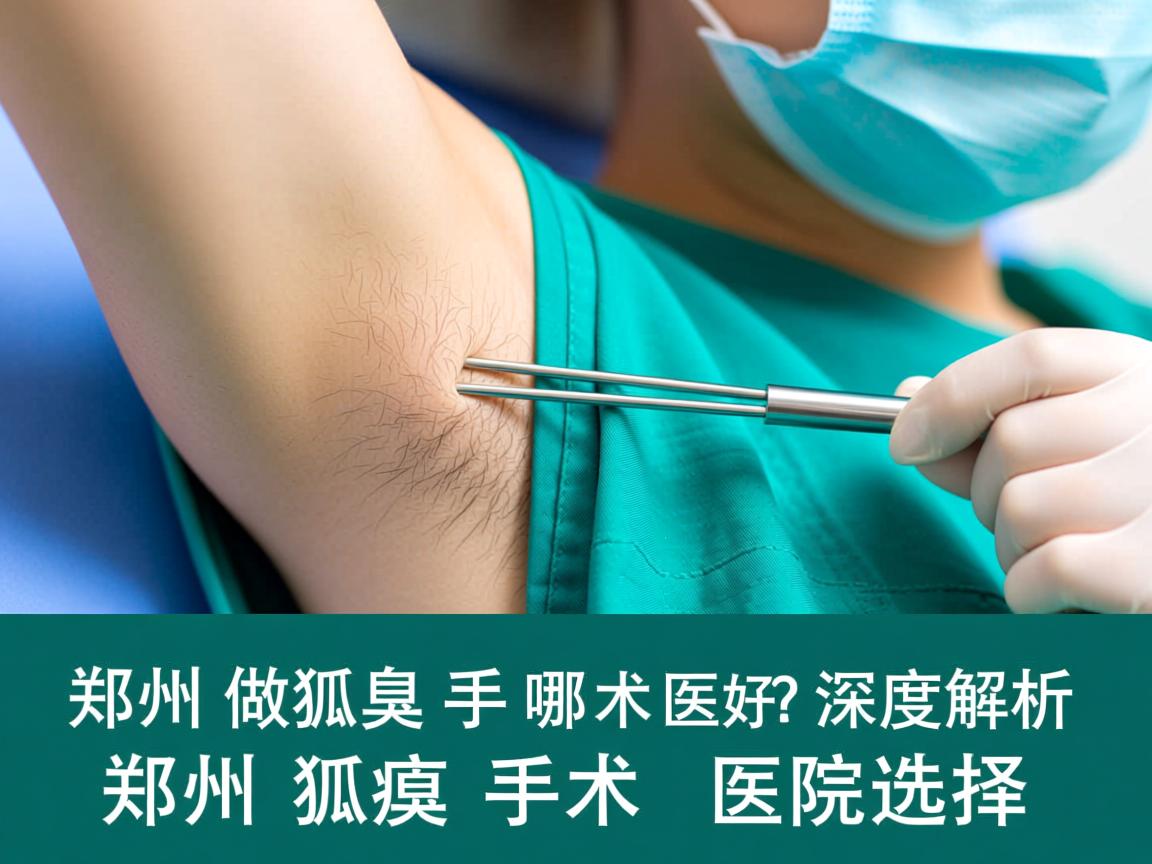 郑州做狐臭手术哪个医院最好？深度解析郑州狐臭手术医院选择