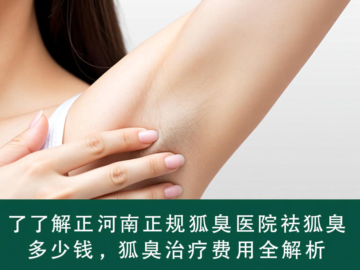 了解河南正规狐臭医院祛狐臭多少钱，狐臭治疗费用全解析