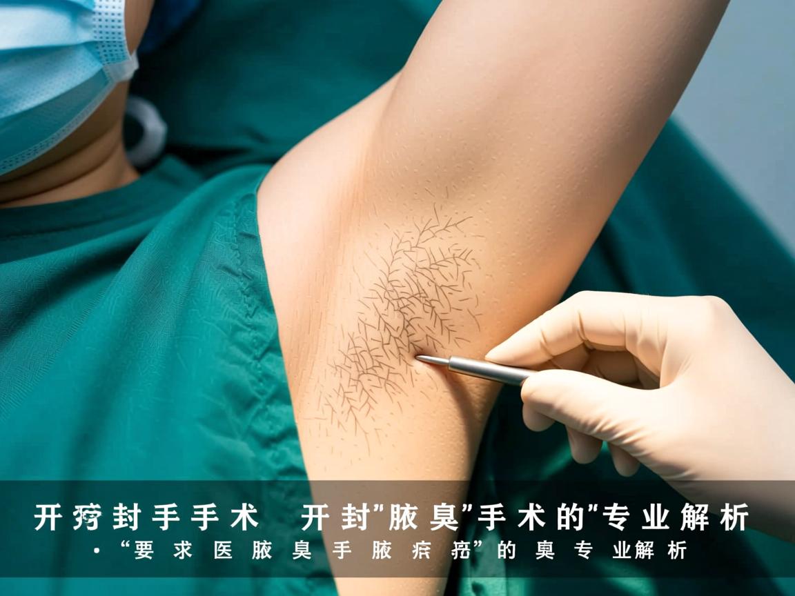 开封手术治疗腋臭，开封腋臭手术的专业解析