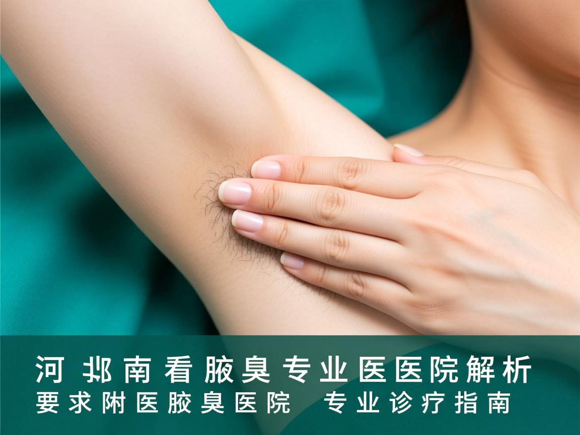 河南看腋臭专业医院解析，郑州附医腋臭医院专业诊疗指南